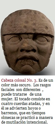 cabeza olmeca numero 3